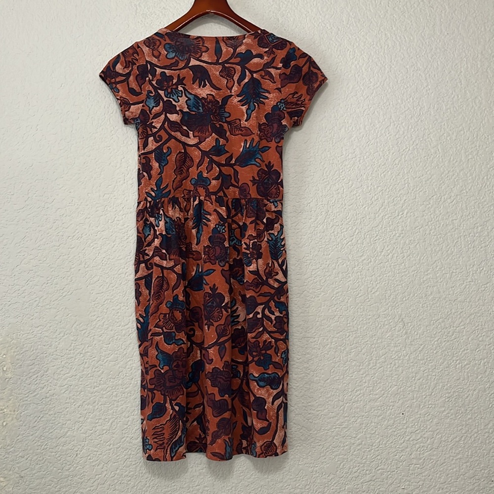 Peruvian Connection Floral Pima Cotton Dress - Picture 6 of 11